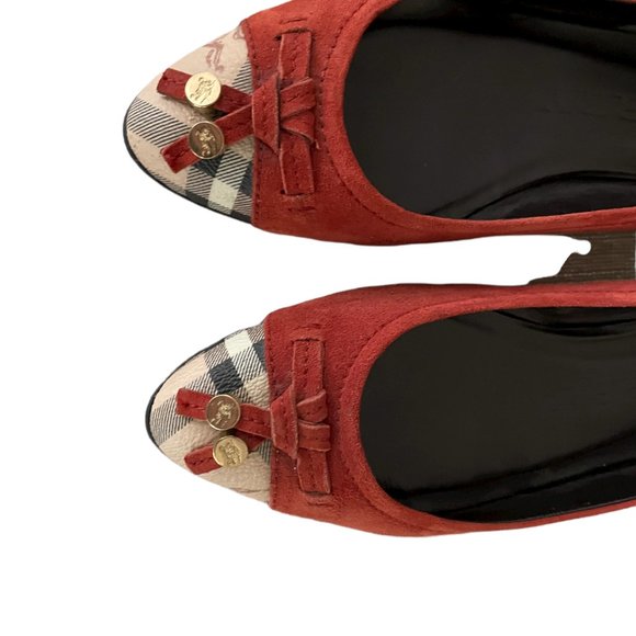 EUC Burberry Haymarket Yates Ballerina 37.5 - Picture 3 of 7